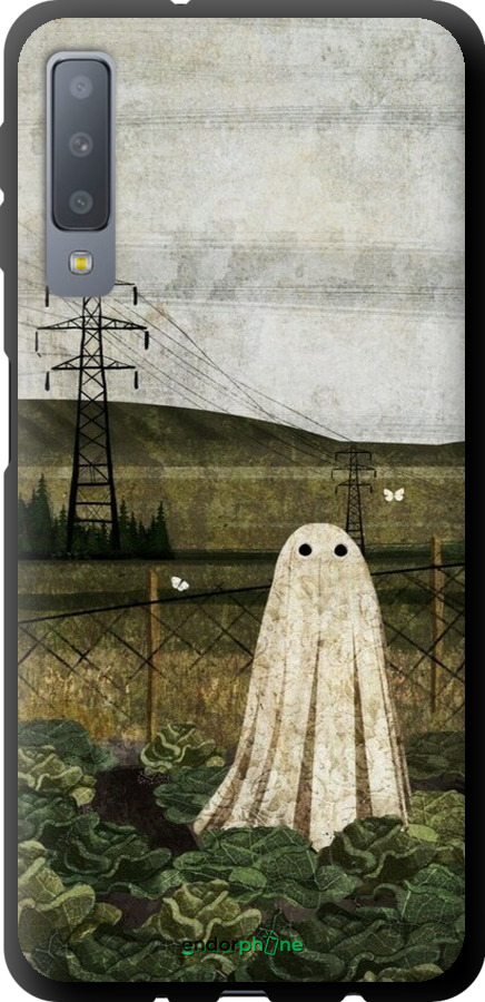 TPU чехол Ілюстрація привид у капусті для Samsung Galaxy A7 (2018) A750F - 6440b-1582 изображение 