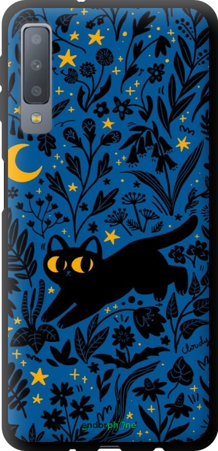 TPU чехол Літня ніч для Samsung Galaxy A7 (2018) A750F - 6472b-1582 изображение 