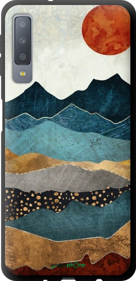 TPU чехол захід сонця для Samsung Galaxy A7 (2018) A750F - 6475b-1582 изображение 