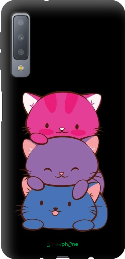 TPU чехол Милі котятка для Samsung Galaxy A7 (2018) A750F - 6518b-1582 изображение 