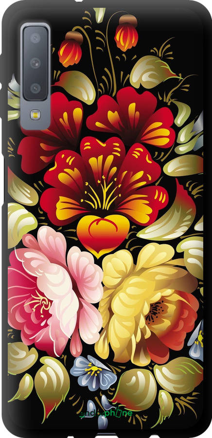 TPU чехол Хохлома 6 для Samsung Galaxy A7 (2018) A750F - 829b-1582 изображение 