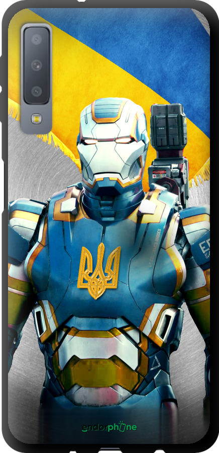 TPU чехол Український кіборг  для Samsung Galaxy A7 (2018) A750F - 980b-1582 изображение 