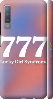 3D пластиковый матовый чехол 'Aesthetic Aura Gradient 777 Lucky Energy' для Samsung Galaxy A7 (2018) A750F изображение 9