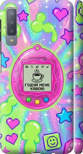 3D пластиковый матовый чехол 'Y2K Aesthetic Retro Pet: Годуй мене кавою' для Samsung Galaxy A7 (2018) A750F изображение 9