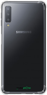 Силикон с усиленными углами чехол 'Прозрачный' для Samsung Galaxy A7 (2018) A750F изображение 8