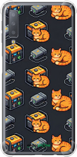 Силикон с усиленными углами чехол Autonomous Zone для Samsung Galaxy A7 (2018) A750F - 6771sp-1582 изображение 