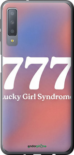 2D пластиковый чехол 'Aesthetic Aura Gradient 777 Lucky Energy' для Samsung Galaxy A7 (2018) A750F изображение 5