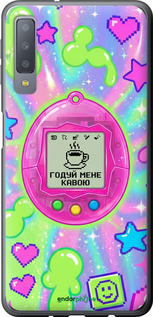 2D пластиковый чехол Y2K Aesthetic Retro Pet: Годуй мене кавою для Samsung Galaxy A7 (2018) A750F - 6784t-1582 изображение 