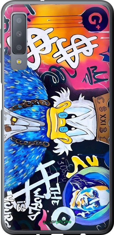 2D пластиковий чехол Скрудж 2 для Samsung Galaxy A7 (2018) A750F - 6285t-1582 изображение 