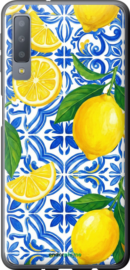 Силіконовий чехол Grocery Girl Italian Summer для Samsung Galaxy A7 (2018) A750F - 6766u-1582 изображение 