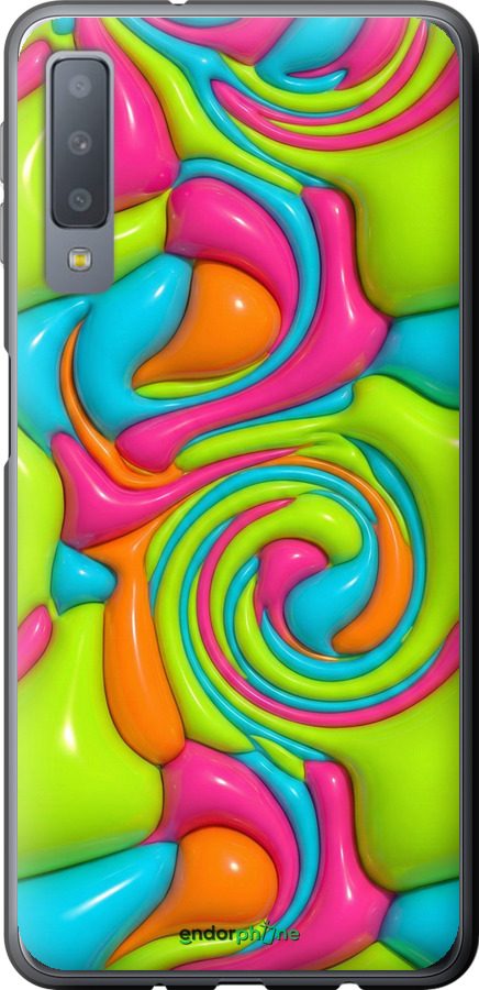 2D пластиковый чехол Y2K Jelly Dream для Samsung Galaxy A7 (2018) A750F - 6780t-1582 изображение 