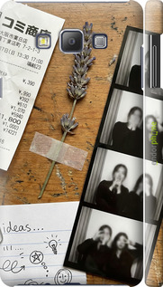 3D пластиковий матовий чехол Aesthetic Scrapbook Collage для Samsung Galaxy A7 A700H - 6773m-117 изображение 