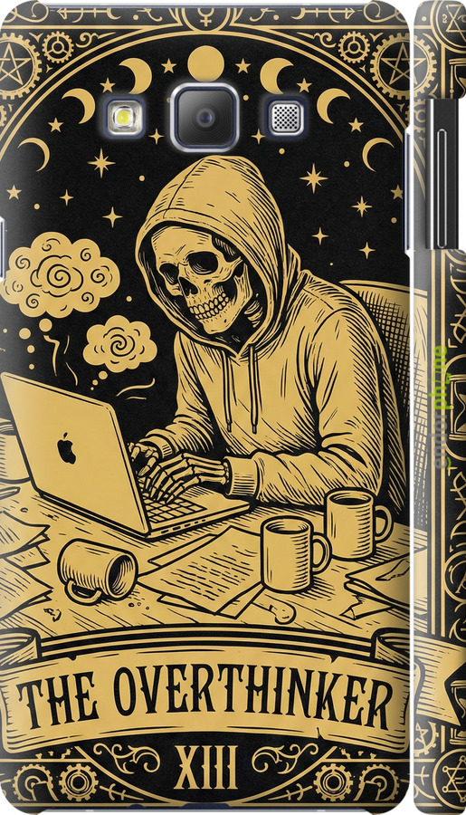 3D пластиковый матовый чехол The Overthinker для Samsung Galaxy A7 A700H - 6774m-117 изображение 