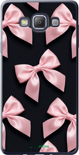 Силиконовый чехол Coquette Ribbons Dark Coquette для Samsung Galaxy A7 A700H - 6767u-117 изображение 