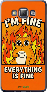 Силіконовий чохол 'Funny Cat' для Samsung Galaxy A7 A700H зображення 5