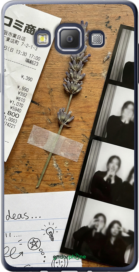 Силиконовый чехол Aesthetic Scrapbook Collage для Samsung Galaxy A7 A700H - 6773u-117 изображение 