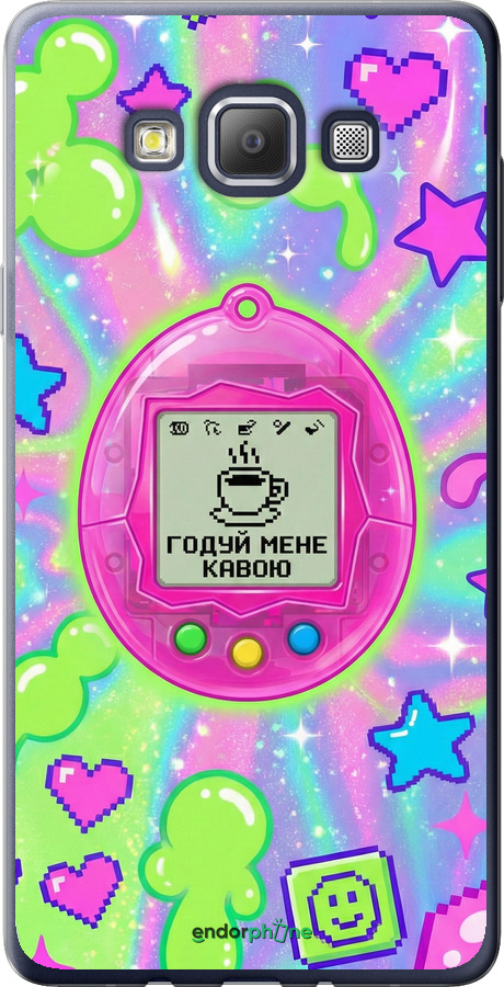 Силиконовый чехол Y2K Aesthetic Retro Pet: Годуй мене кавою для Samsung Galaxy A7 A700H - 6784u-117 изображение 