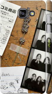 3D пластиковый глянцевый чехол 'Aesthetic Scrapbook Collage' для Samsung Galaxy A7 (2016) A710F изображение 17