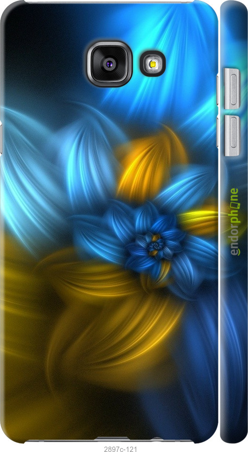 

3D пластиковий матовий чохол "Візерунок 46" для Samsung Galaxy A7 (2016) A710F, Синій