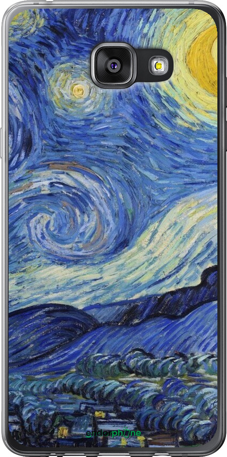 2D пластиковый чехол «Звездная ночь» Винсента Ван Гога для Samsung Galaxy A7 (2016) A710F - 6433t-121 изображение 