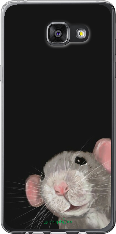 2D пластиковый чехол The Peeking Rat для Samsung Galaxy A7 (2016) A710F - 6442t-121 изображение 