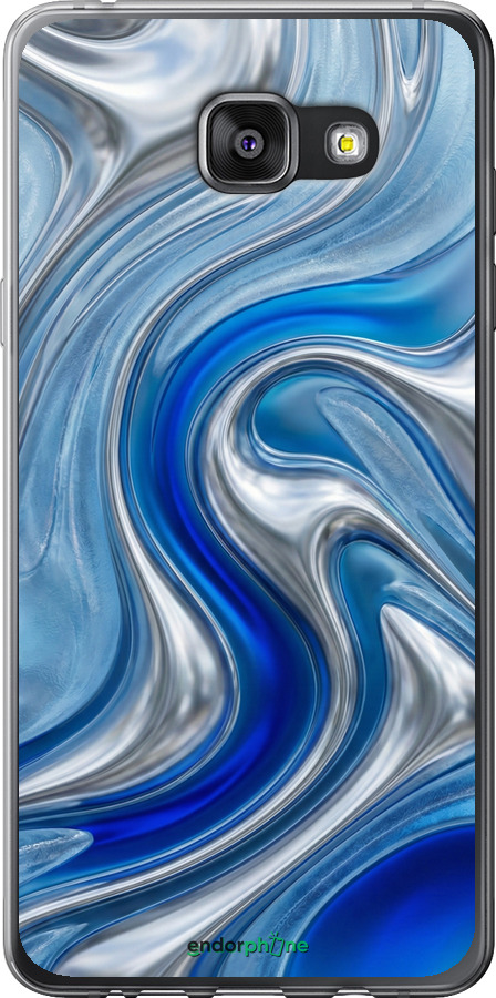 2D пластиковый чехол Liquid Chrome для Samsung Galaxy A7 (2016) A710F - 6781t-121 изображение 