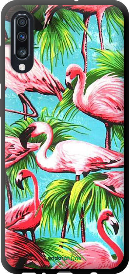 TPU чехол Tropical background для Samsung Galaxy A70 2019 A705F - 4016b-1675 изображение 