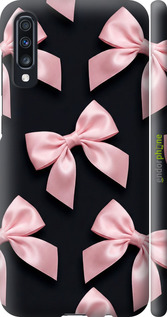 3D пластиковый матовый чехол 'Coquette Ribbons Dark Coquette' для Samsung Galaxy A70 2019 A705F изображение 1