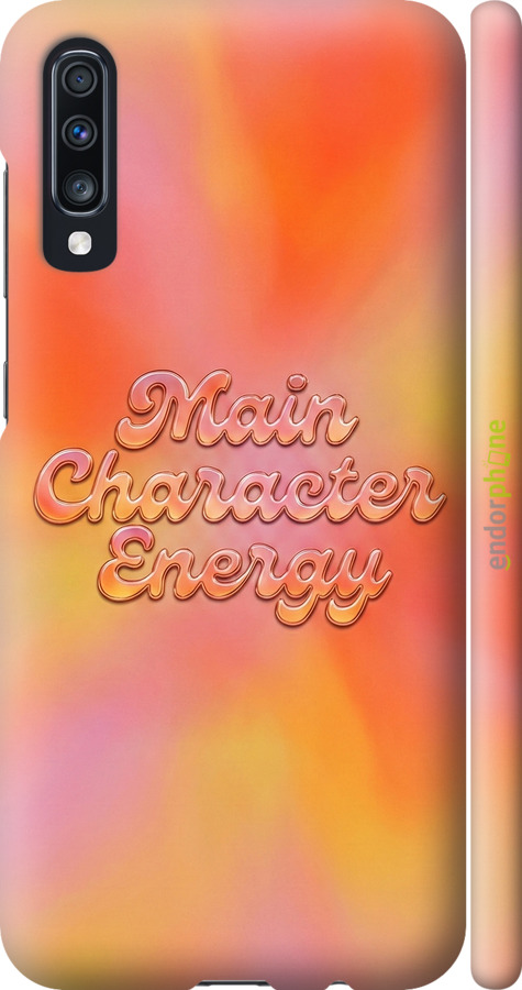 3D пластиковый матовый чехол Aura Gradient Main Character Energy Aesthetic Y2K для Samsung Galaxy A70 2019 A705F - 6783m-1675 изображение 