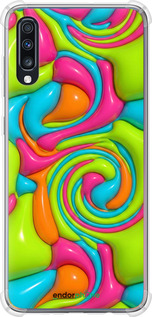 Силикон с усиленными углами чехол Y2K Jelly Dream для Samsung Galaxy A70 2019 A705F - 6780sp-1675 изображение 