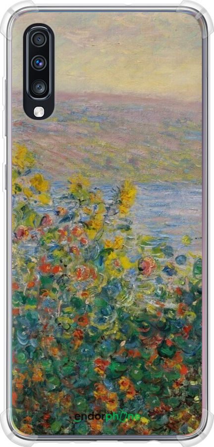 Силикон с усиленными углами чехол Пейзаж для Samsung Galaxy A70 2019 A705F - 6445sp-1675 изображение 