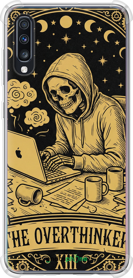 Силіконовий протиударний с посиленими кутами чехол The Overthinker для Samsung Galaxy A70 2019 A705F - 6774sp-1675 изображение 