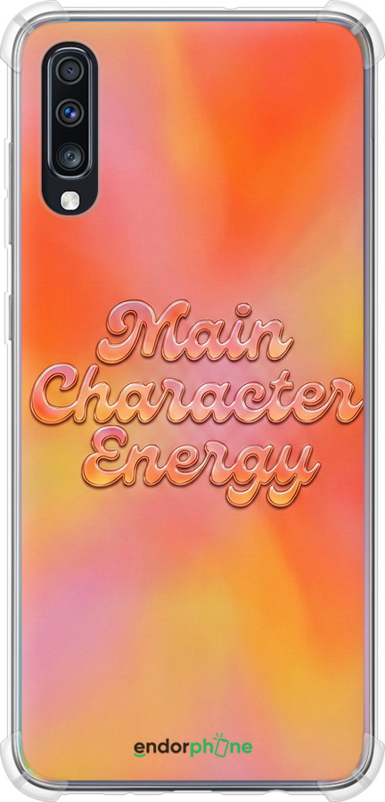 Силіконовий протиударний с посиленими кутами чехол Aura Gradient Main Character Energy Aesthetic Y2K для Samsung Galaxy A70 2019 A705F - 6783sp-1675 изображение 