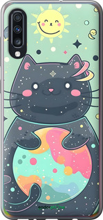 2D пластиковый чехол Милый котик для Samsung Galaxy A70 2019 A705F - 6364t-1675 изображение 