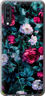 2D пластиковый чехол Сад и розы для Samsung Galaxy A70 2019 A705F - 6483t-1675 изображение 