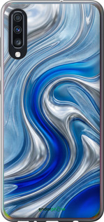 2D пластиковый чехол Liquid Chrome для Samsung Galaxy A70 2019 A705F - 6781t-1675 изображение 
