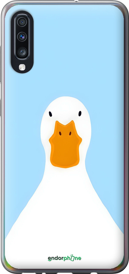 2D пластиковий чехол Гусак для Samsung Galaxy A70 2019 A705F - 6350t-1675 изображение 