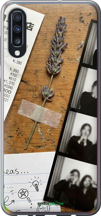 2D пластиковый чехол Aesthetic Scrapbook Collage для Samsung Galaxy A70 2019 A705F - 6773t-1675 изображение 