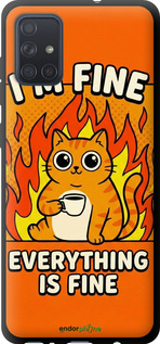 TPU чехол Funny Cat для Samsung Galaxy A71 2020 A715F - 6786b-1826 изображение 