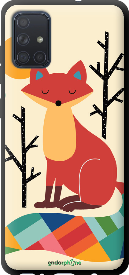 TPU чехол Rainbow fox для Samsung Galaxy A71 2020 A715F - 4010b-1826 изображение 