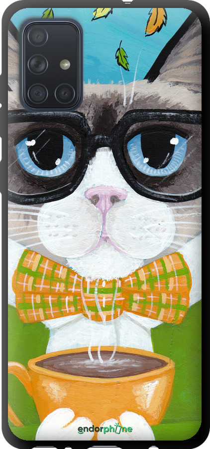 TPU чехол Cat&Coffee для Samsung Galaxy A71 2020 A715F - 4053b-1826 изображение 