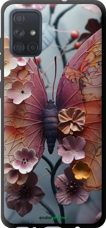 TPU чехол Fairy Butterfly для Samsung Galaxy A71 2020 A715F - 6048b-1826 изображение 