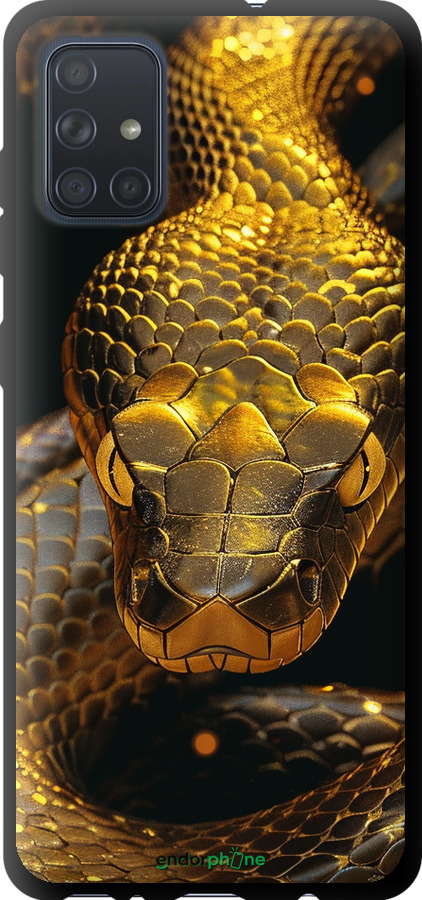 TPU чехол Golden snake для Samsung Galaxy A71 2020 A715F - 6072b-1826 изображение 