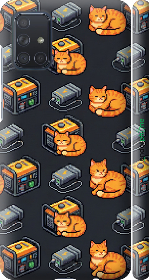 3D пластиковый матовый чехол Autonomous Zone для Samsung Galaxy A71 2020 A715F - 6771m-1826 изображение 