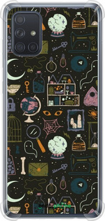 Силикон с усиленными углами чехол Колдовской принт для Samsung Galaxy A71 2020 A715F - 6425sp-1826 изображение 