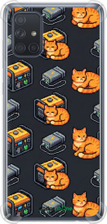 Силикон с усиленными углами чехол Autonomous Zone для Samsung Galaxy A71 2020 A715F - 6771sp-1826 изображение 