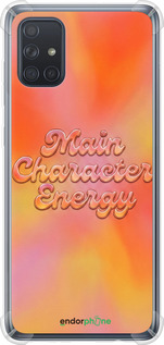 Силикон с усиленными углами чехол Aura Gradient Main Character Energy Aesthetic Y2K для Samsung Galaxy A71 2020 A715F - 6783sp-1826 изображение 