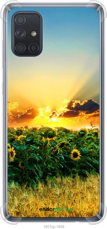 

Силіконовий протиударний с посиленими кутами чохол "Україна" для Samsung Galaxy A71 2020 A715F