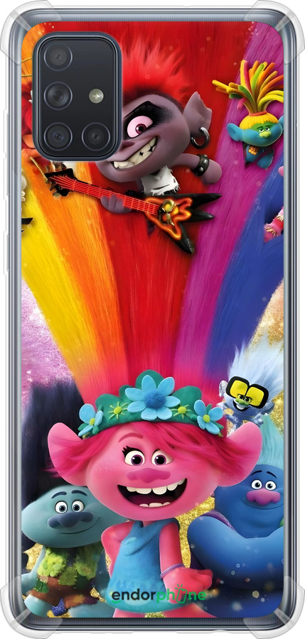 Силикон с усиленными углами чехол Троли для Samsung Galaxy A71 2020 A715F - 6343sp-1826 изображение 