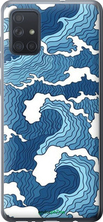 2D пластиковий чехол Абстрактний малюнок морських хвиль для Samsung Galaxy A71 2020 A715F - 6538t-1826 изображение 
